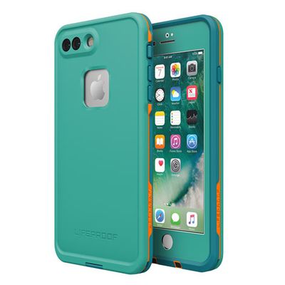 LifeProof iPhone 7 Plus Fre Case, Sunset Bay (Teal/Blue/Mango) (77-53998)