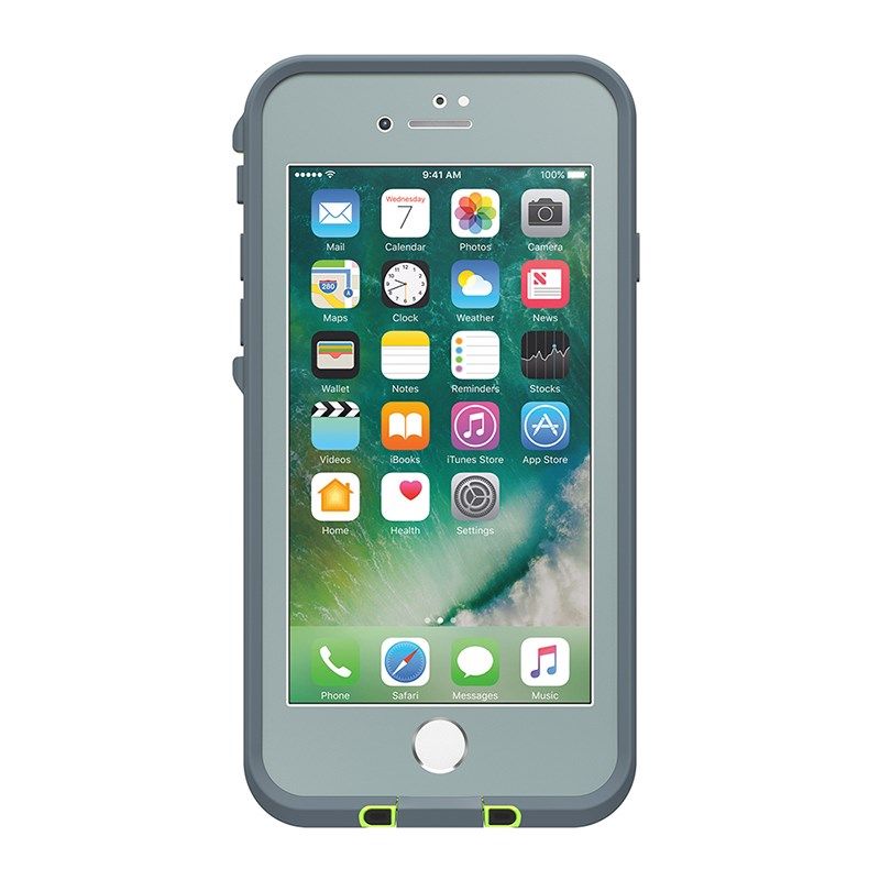 LifeProof iPhone 8 Plus Fre Series, Drop In (Abyss/Lime/Stormy) (77-56982)