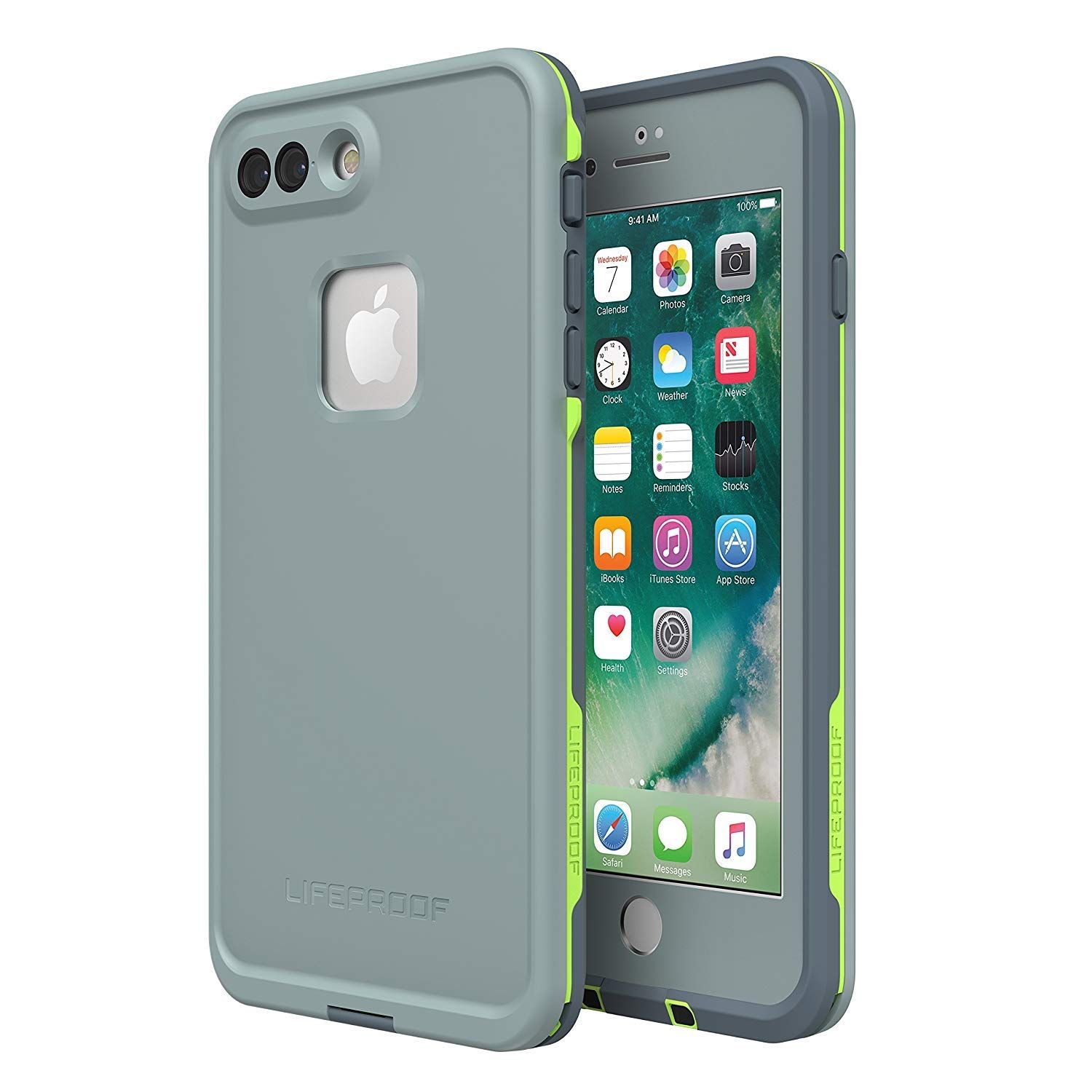 LifeProof iPhone 8 Plus Fre Series, Drop In (Abyss/Lime/Stormy) (77-56982)