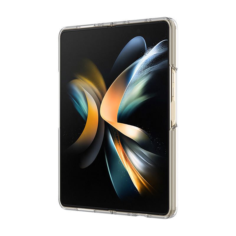 KSNY Samsung Galaxy Z Fold 4 Protective Hardshell, Scattered Flowers/Iridescent/C