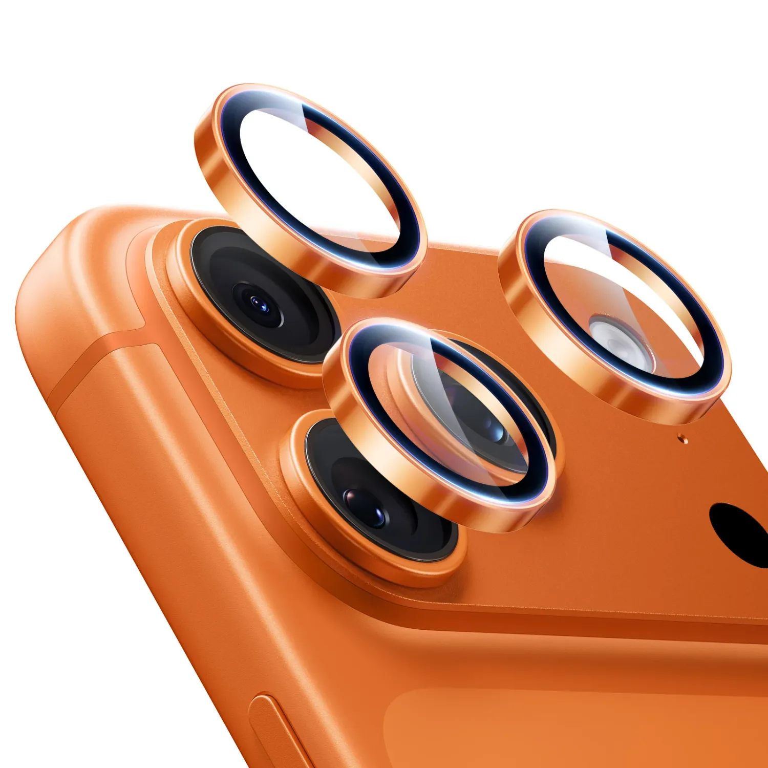 TDG iPhone 17 Pro Full Lens Cover, Orange