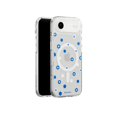SwitchEasy iPhone 17 Air Style M Patterned Protective Case, Blue