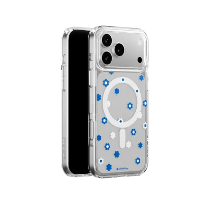 SwitchEasy iPhone 17 Pro Max Style M Patterned Protective Case, Blue