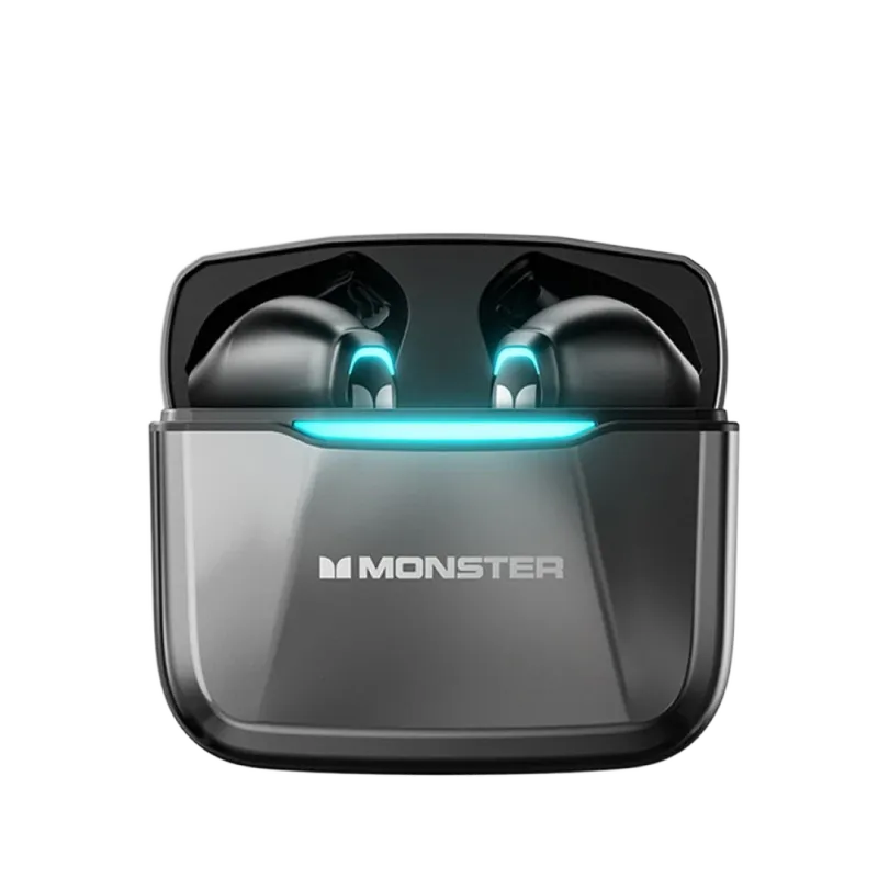 Monster Airmars GT11 Wireless Gaming Headphones, Space Gray