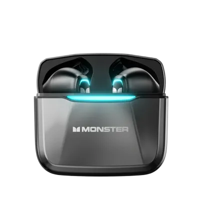 Monster Airmars GT11 Wireless Gaming Headphones, Space Gray