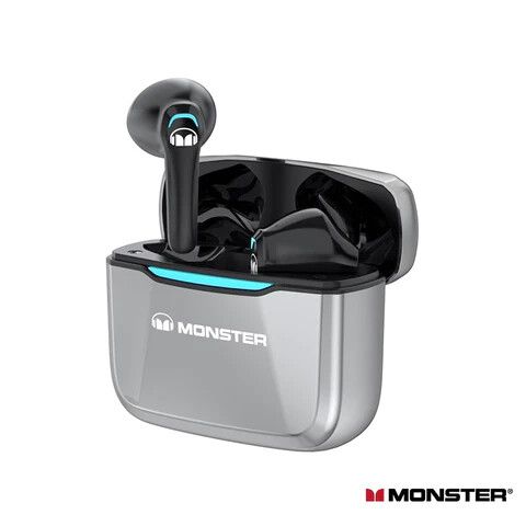 Monster Airmars GT11 Wireless Gaming Headphones, Space Gray