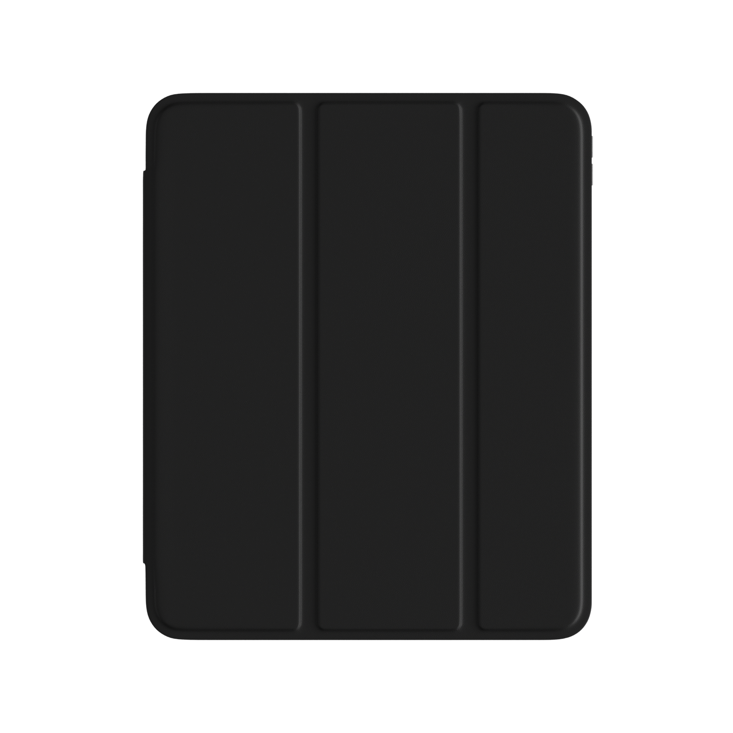 Comma iPad Air 4 10.9&quot; Leather Case with Apple Pencil Slot, Black