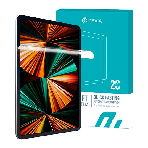 Devia iPad Front Film Intelligent TPU Soft Protector, Clear (20PCS)