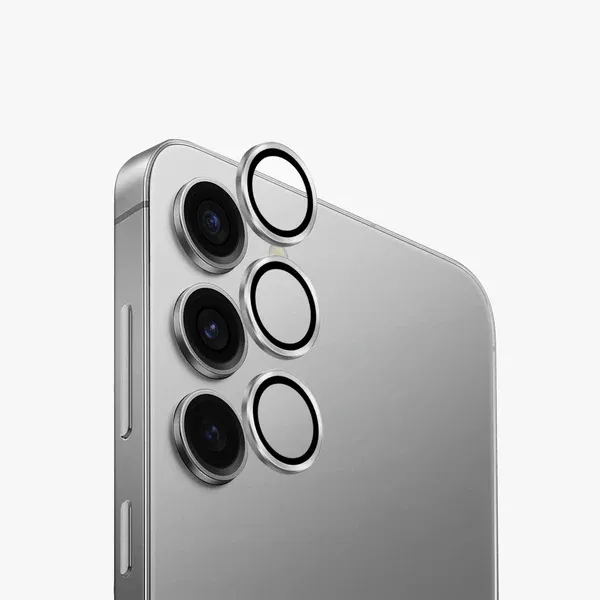 TDG Kuzoom Samsung S25 AR Lens Protector, Silver