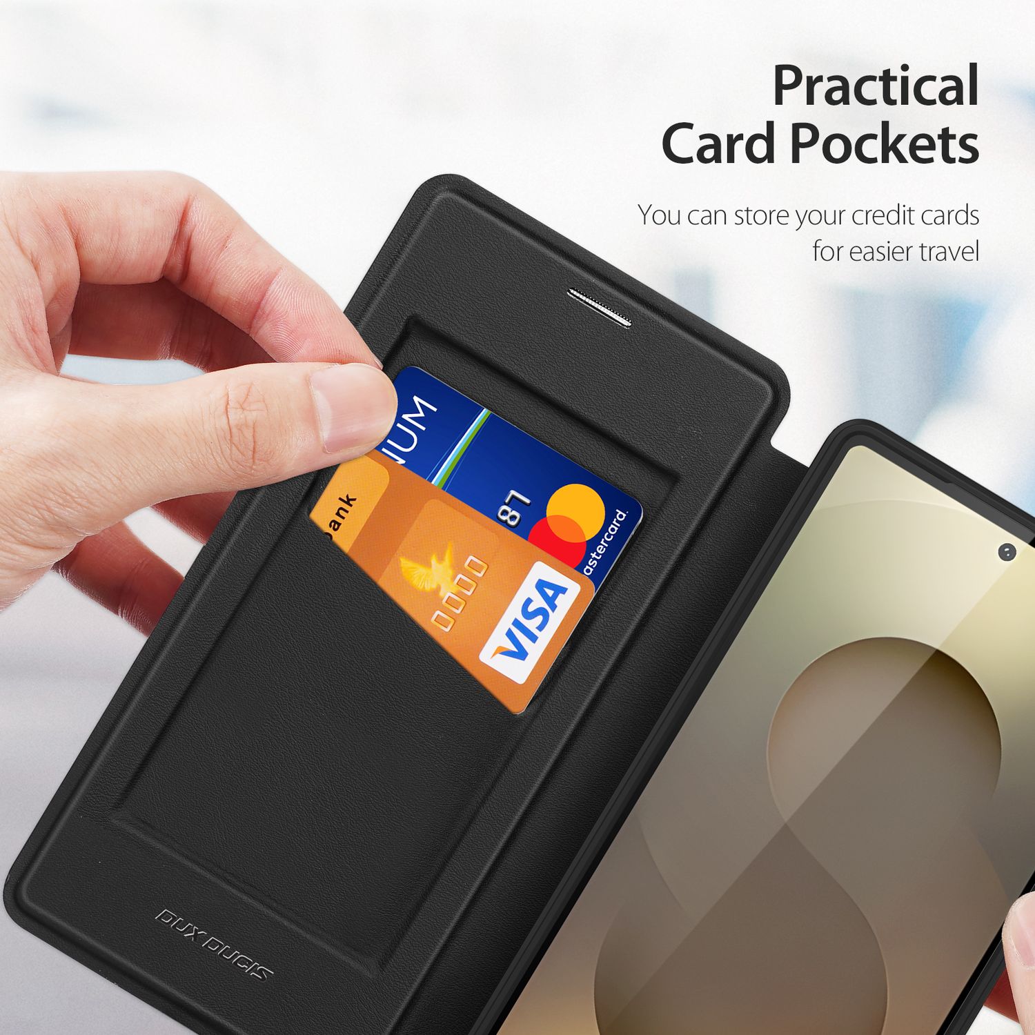 Dux Ducis Samsung S25 Edge Skin X Pro Case, Black