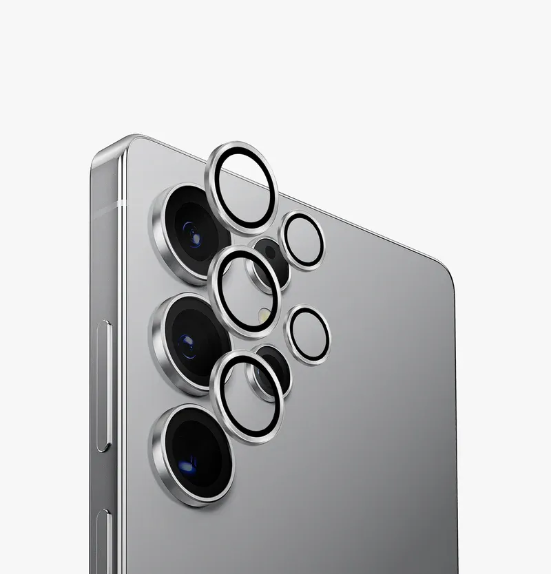 TDG Kuzoom Samsung S25 Ultra AR Lens Protector, Silver