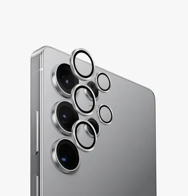 TDG Kuzoom Samsung S25 Ultra AR Lens Protector, Silver