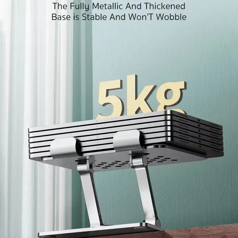 Coteci Carbon Steel Folding Rotating Pad Stand, Gray