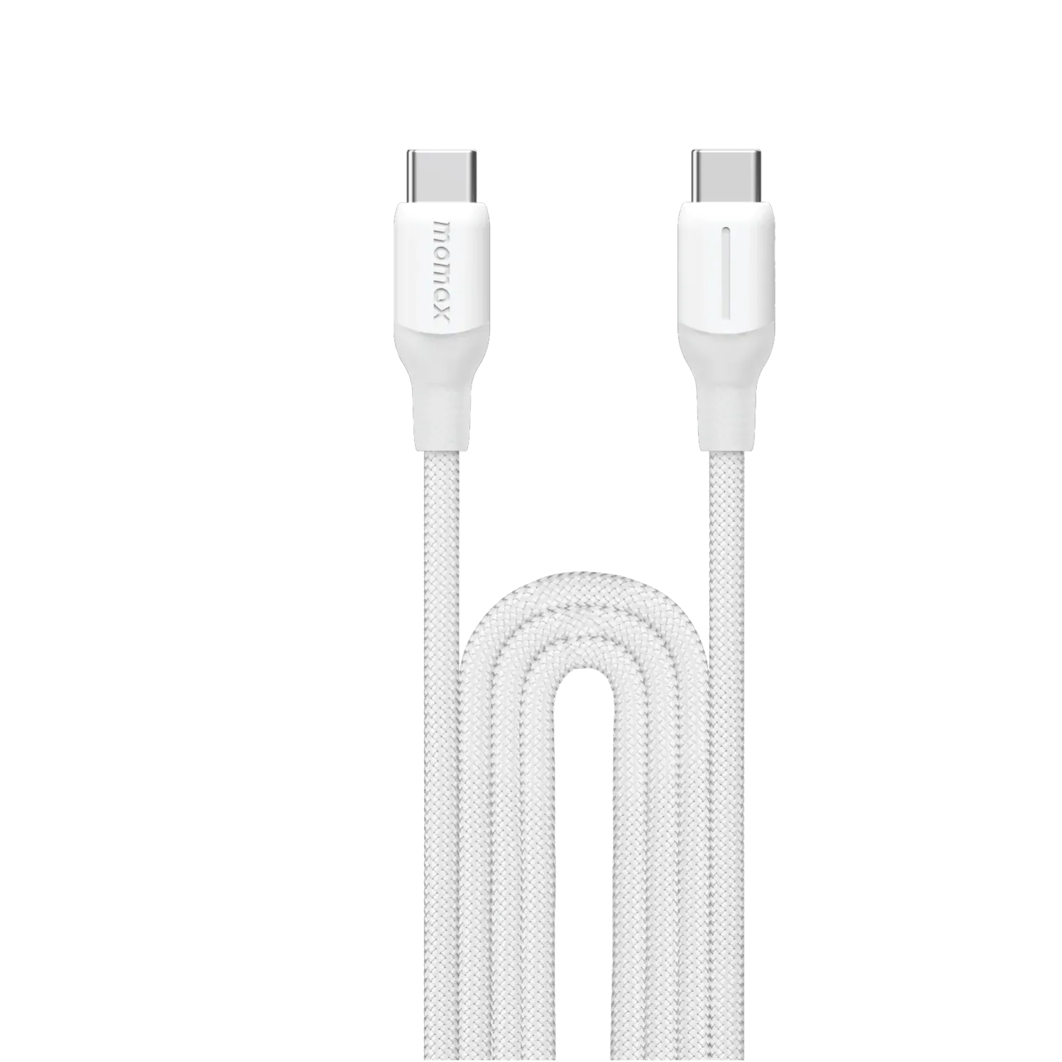 Momax DC25W Flow USB-C to USB-C Braided Cable, 2M 100W White