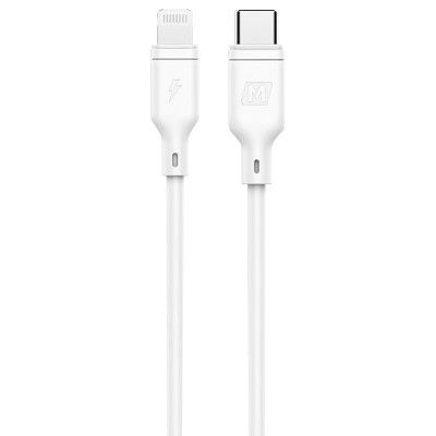 Momax DL36W Zero Lightning to USB-C Cable, 1.2M 20W White