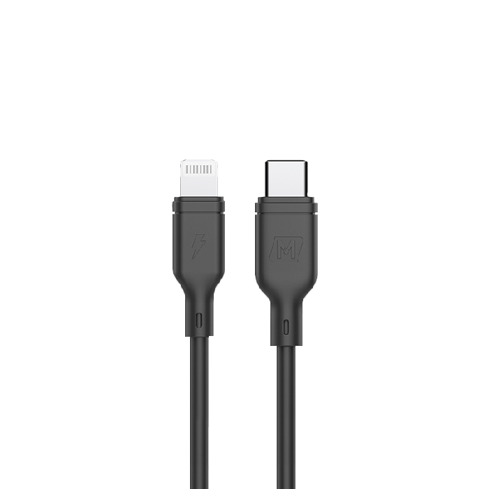 Momax DL36D Zero Lightning to USB-C Cable, 1.2M 20W Black