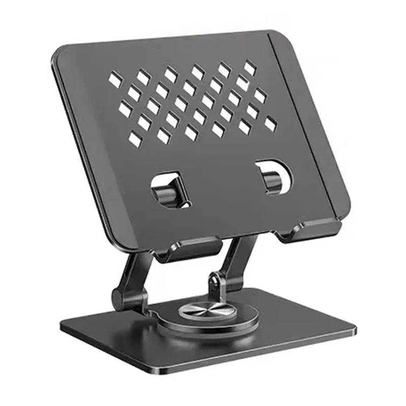 Coteci Carbon Steel Folding Rotating Pad Stand, Gray