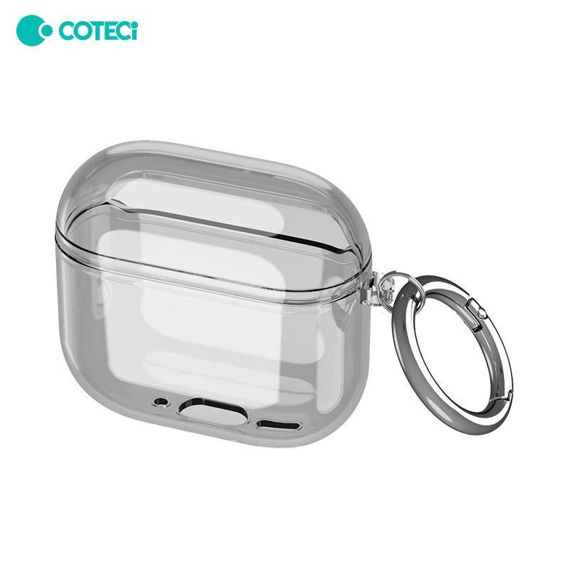 Coteci AirPods 4 Crystal Case, Black