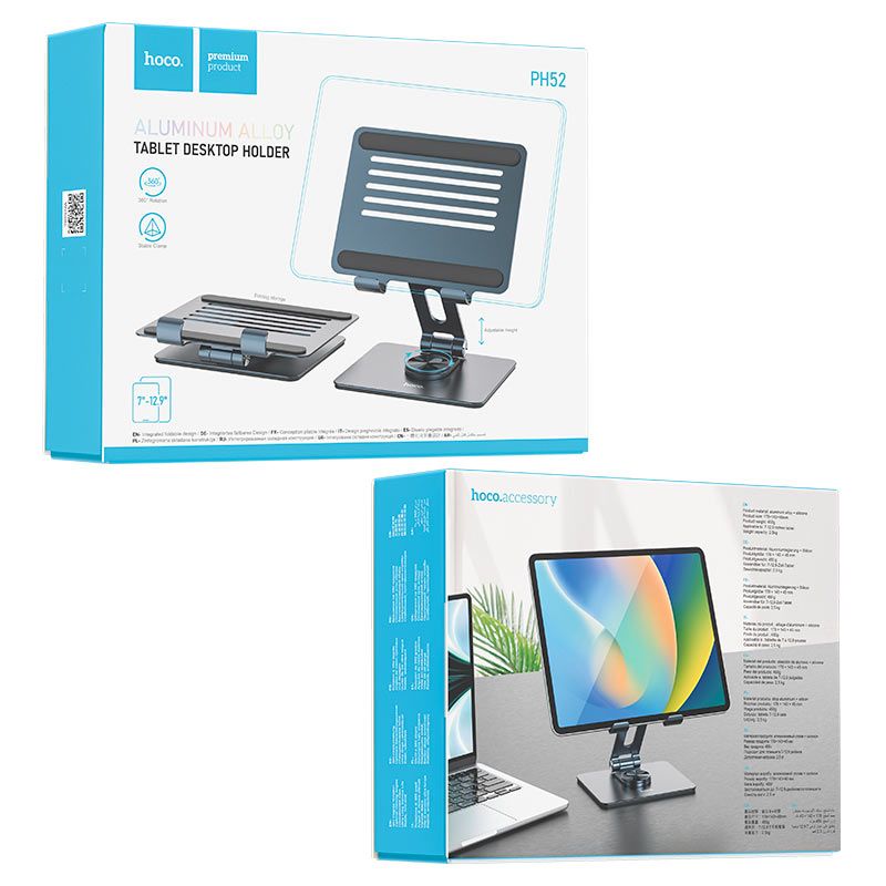 hoco Aluminum Alloy Tablet Desktop Holder, PH52