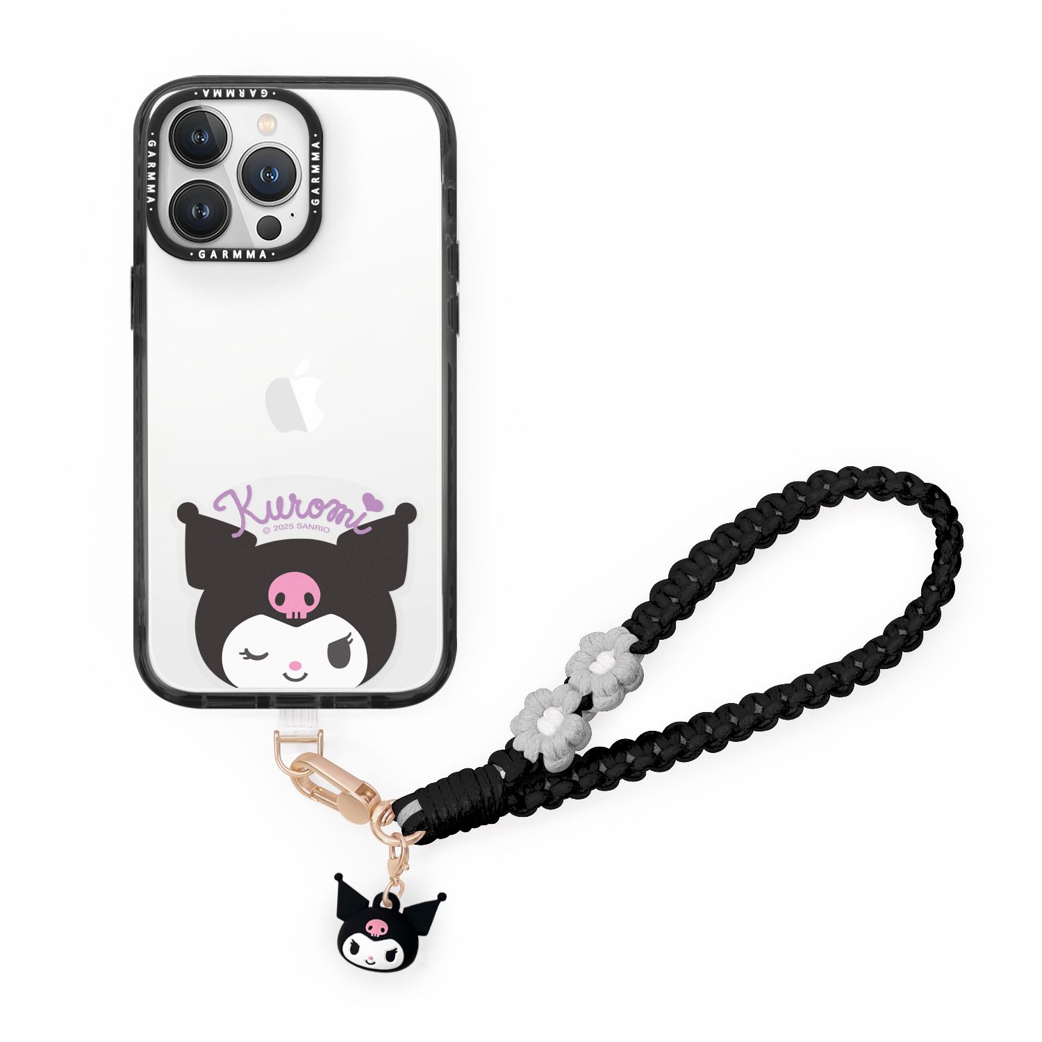 Sanrio Phone Lanyard 36cm, Kuromi