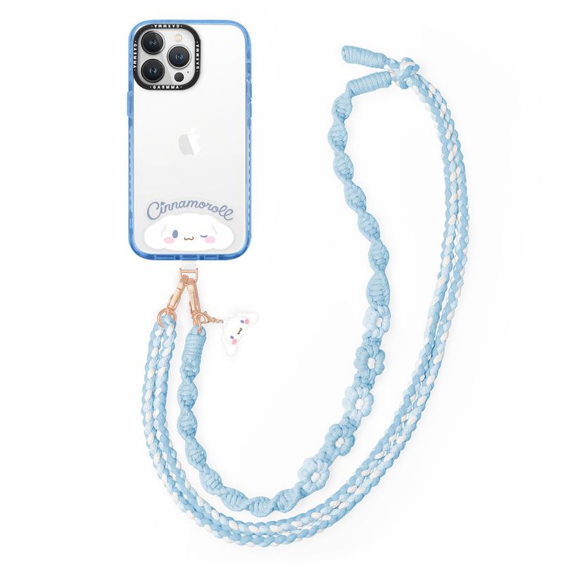 Sanrio Phone Lanyard 160cm, Cinnamoroll Blue