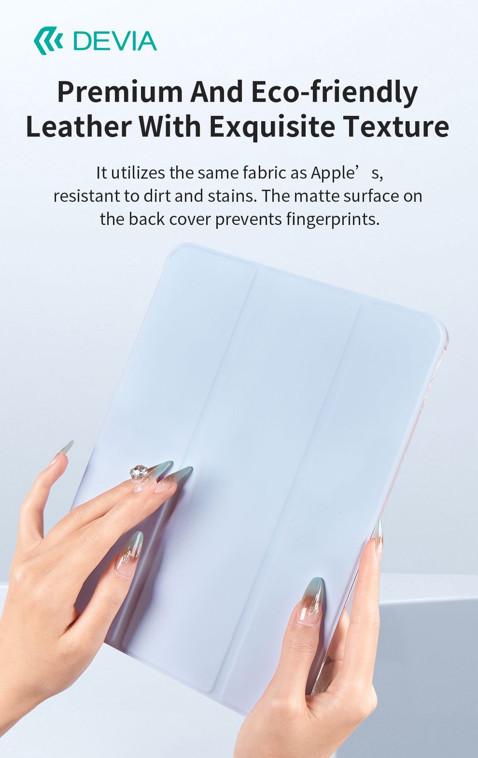 Devia iPad Pro 11 (2024) Cool Series Protective Case, Blue