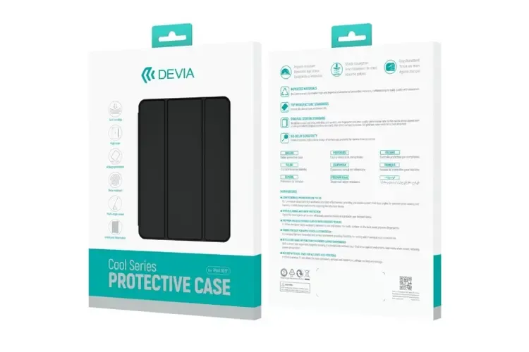 Devia iPad Pro 11 (2024) Cool Series Protective Case, Black