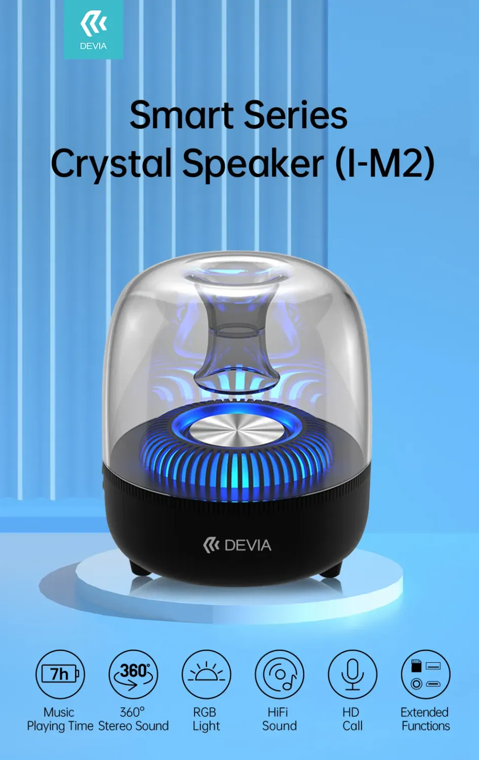 Devia Smart Series Crystal Speaker (I-M2)