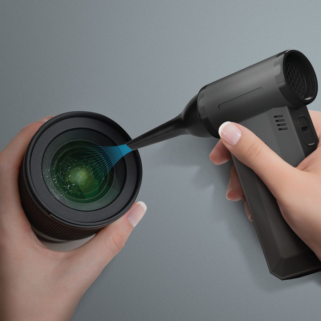 Momax RO12E Multi-Use Turbo High-speed Fan &amp; Cleaner, Dark Gray