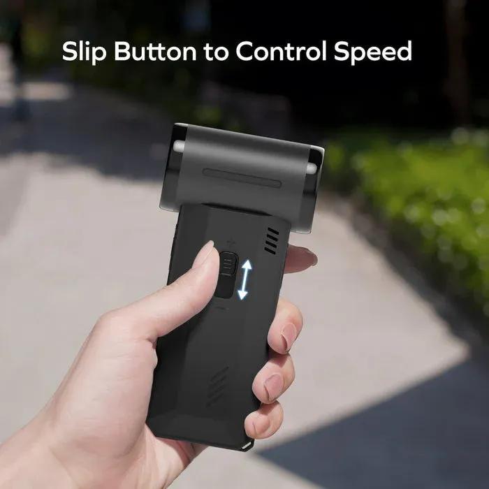 Momax RO12E Multi-Use Turbo High-speed Fan &amp; Cleaner, Dark Gray