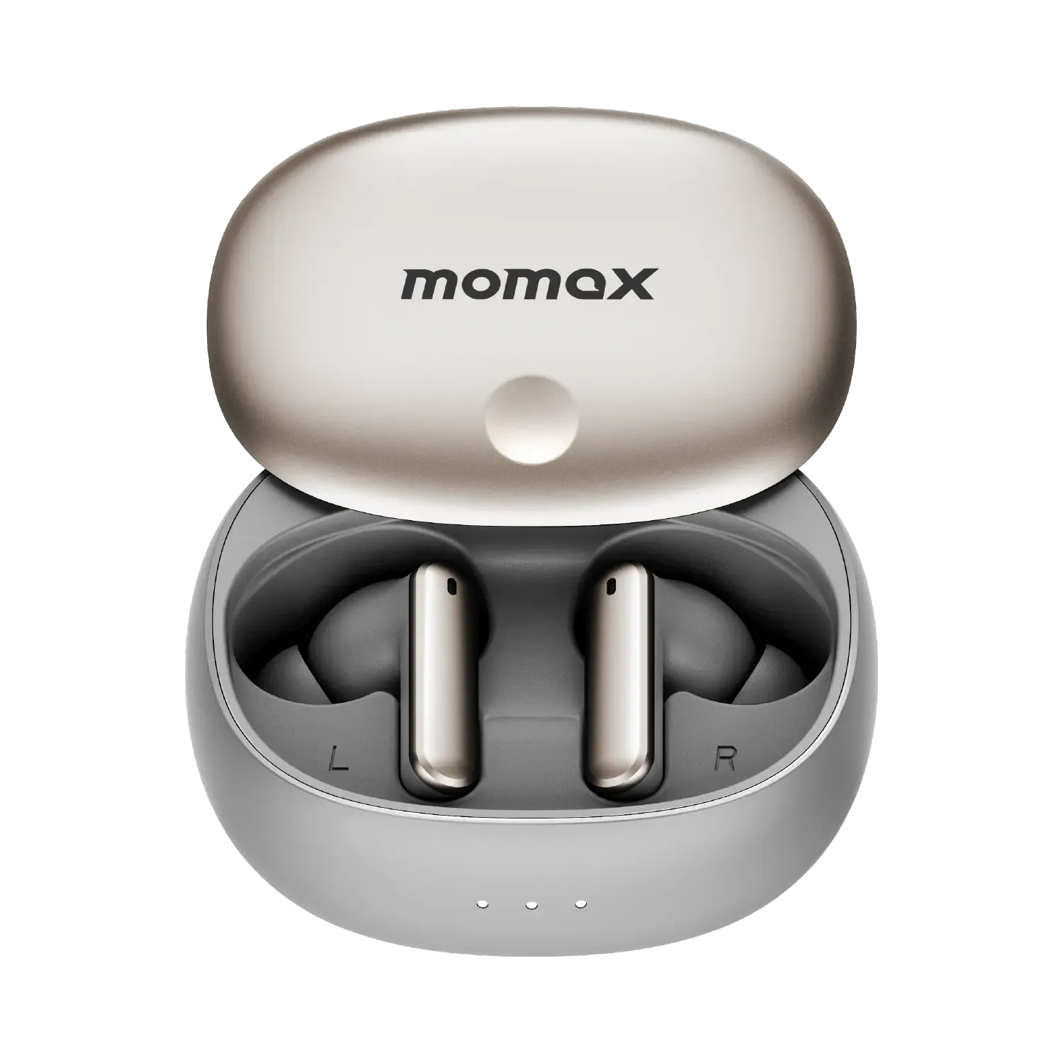 Momax BT13L 1-Vibe Lite Earbuds, Titanium