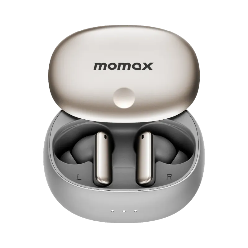 Momax BT13L 1-Vibe Lite Earbuds, Titanium