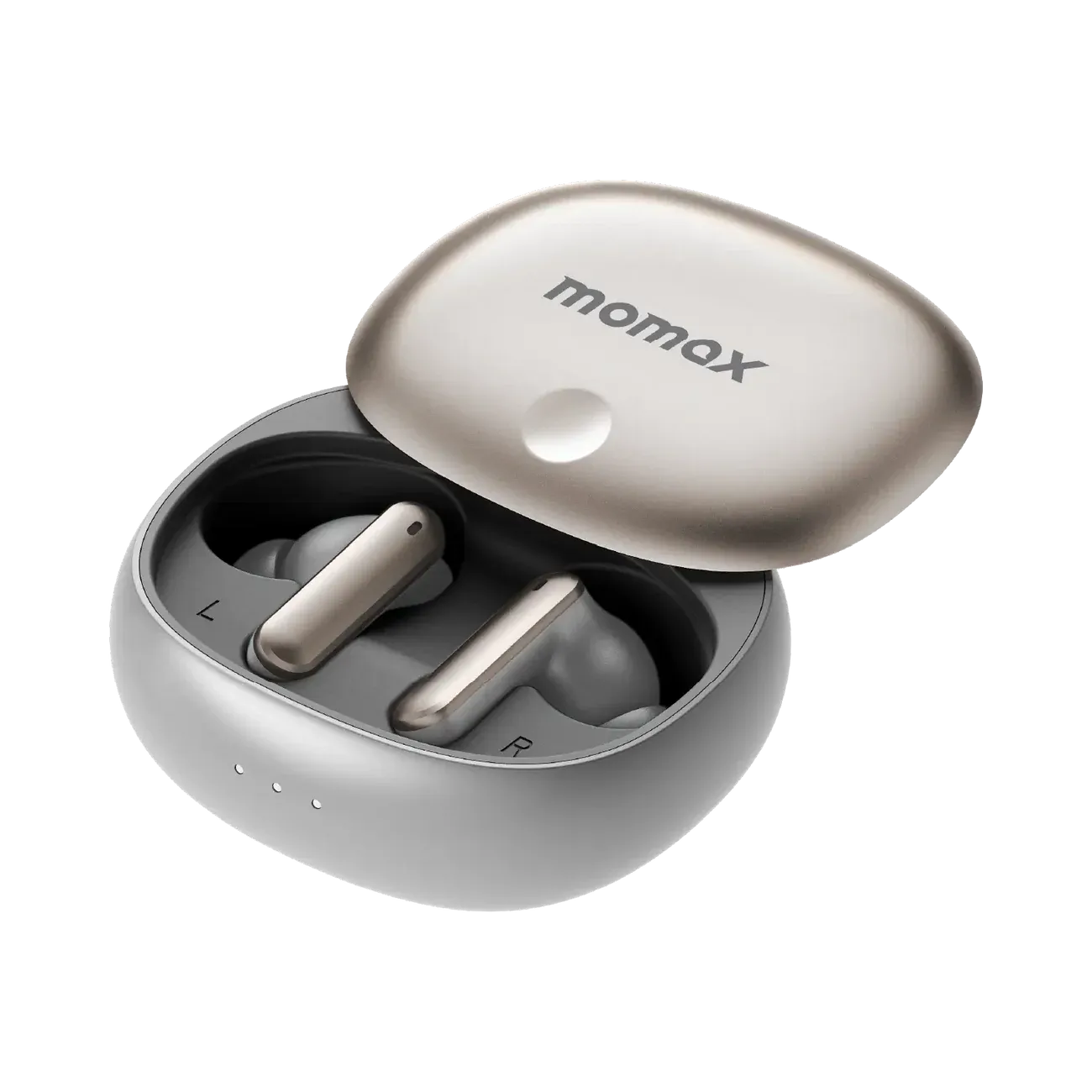 Momax BT13L 1-Vibe Lite Earbuds, Titanium