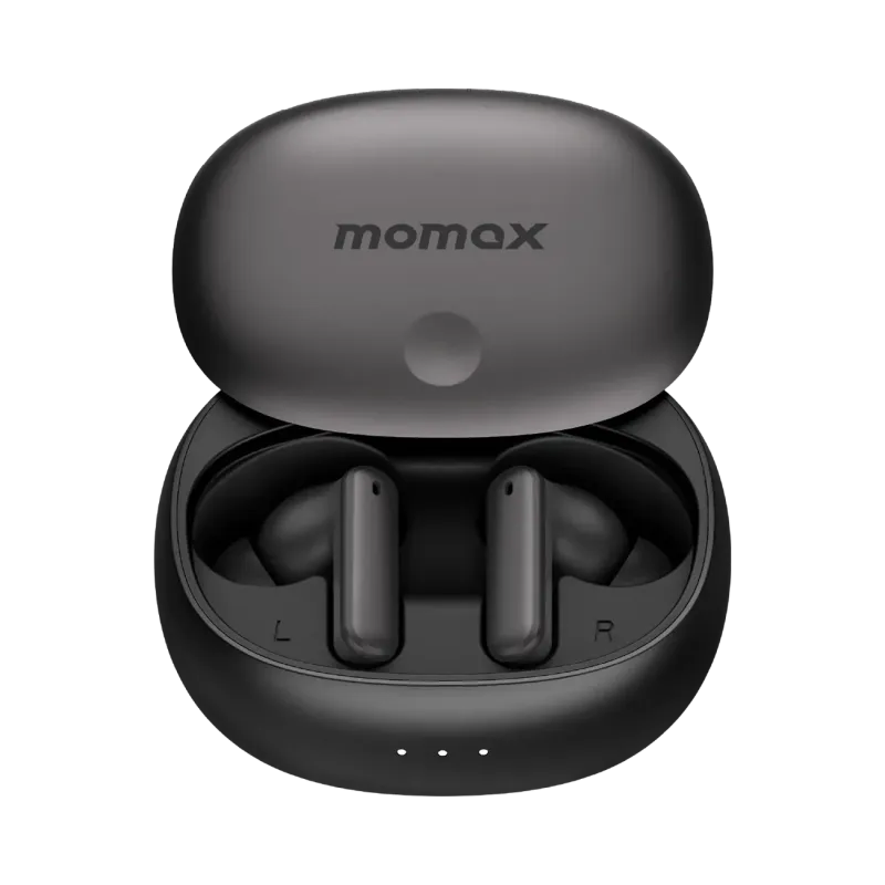 Momax BT13D 1-Vibe Lite Earbus, Black