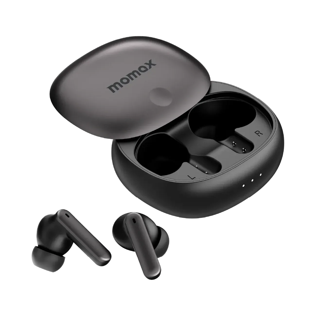 Momax BT13D 1-Vibe Lite Earbus, Black