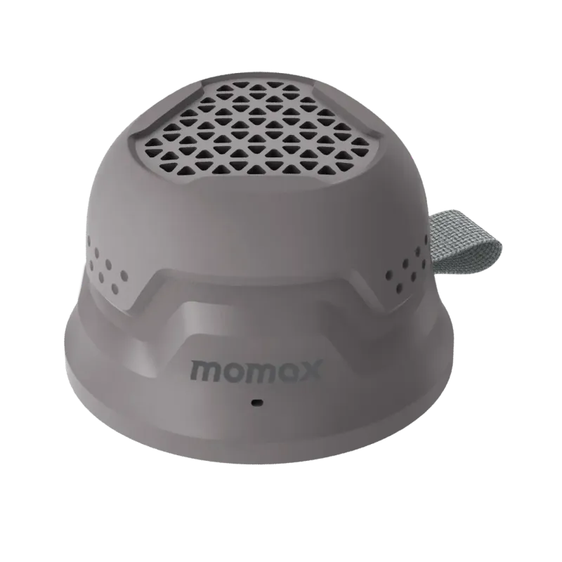 Momax BS7E 1-Vibe Go Magnetic Wireless Outdoor Speaker, Gray