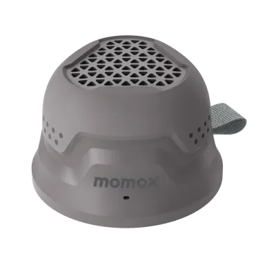 Momax BS7E 1-Vibe Go Magnetic Wireless Outdoor Speaker, Gray