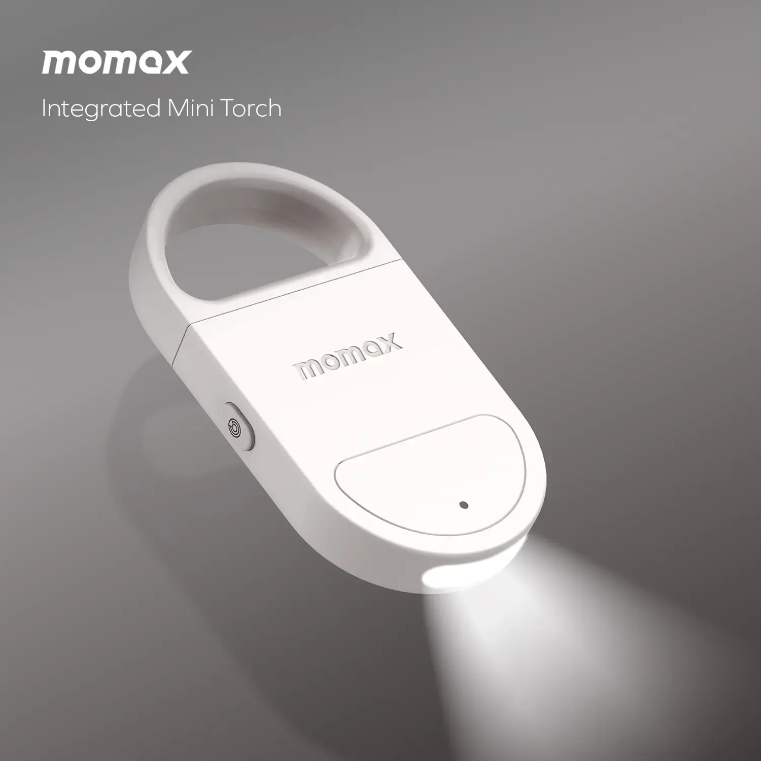 Momax BR17W PinBuzz Rechargeable Anti-theft Alarm, White