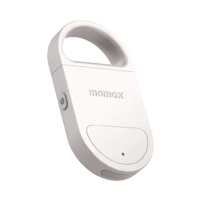 Momax BR17W PinBuzz Rechargeable Anti-theft Alarm, White