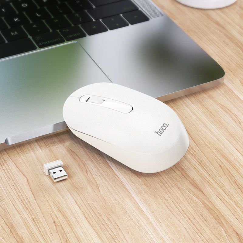 hoco GM14 Business Wireless Mouse, White