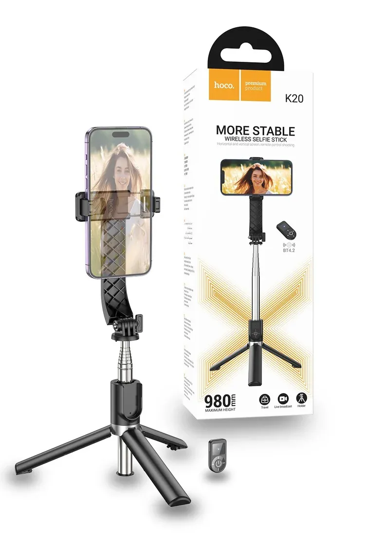 hoco More Stable Wireless Selfie Stick, K20