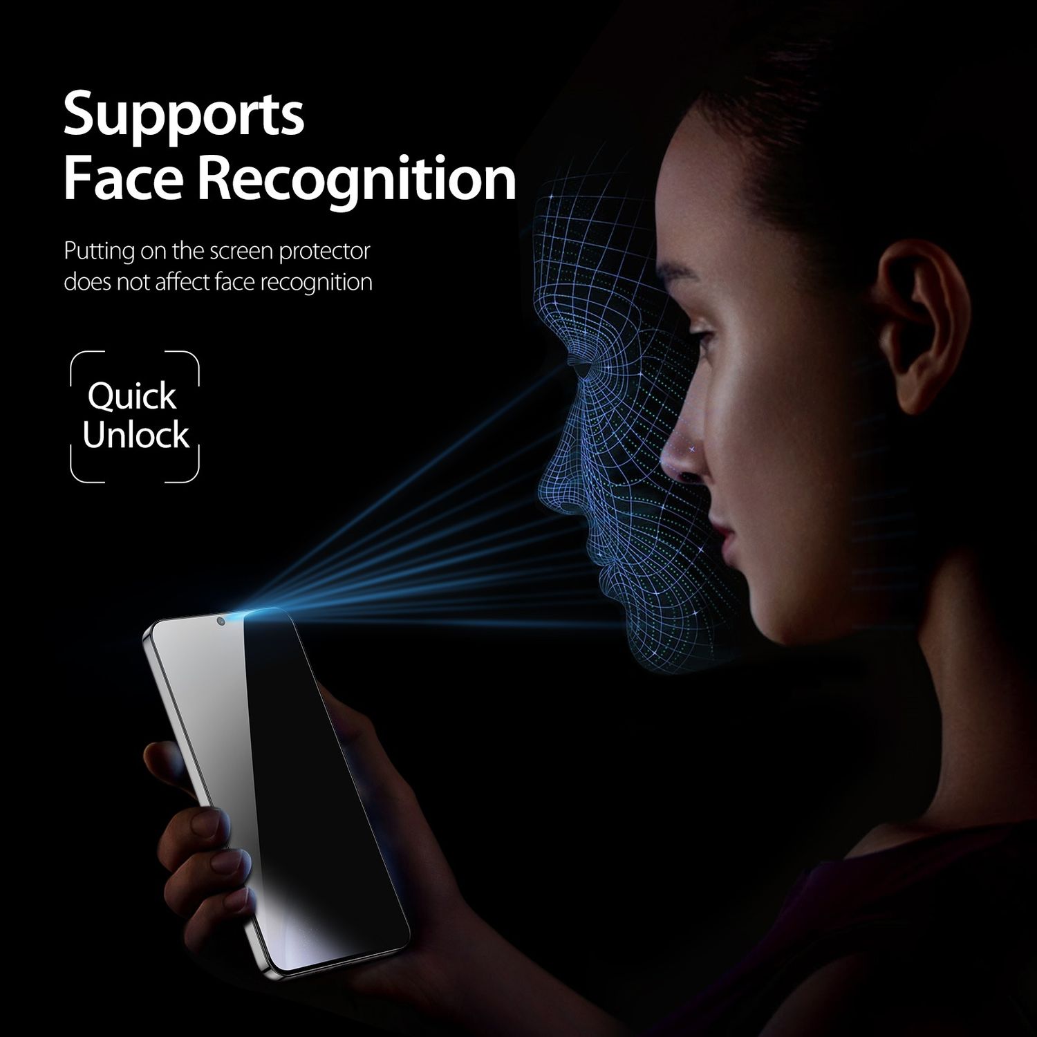 Dux Ducis Samsung S25+ Tempered Glass, Privacy