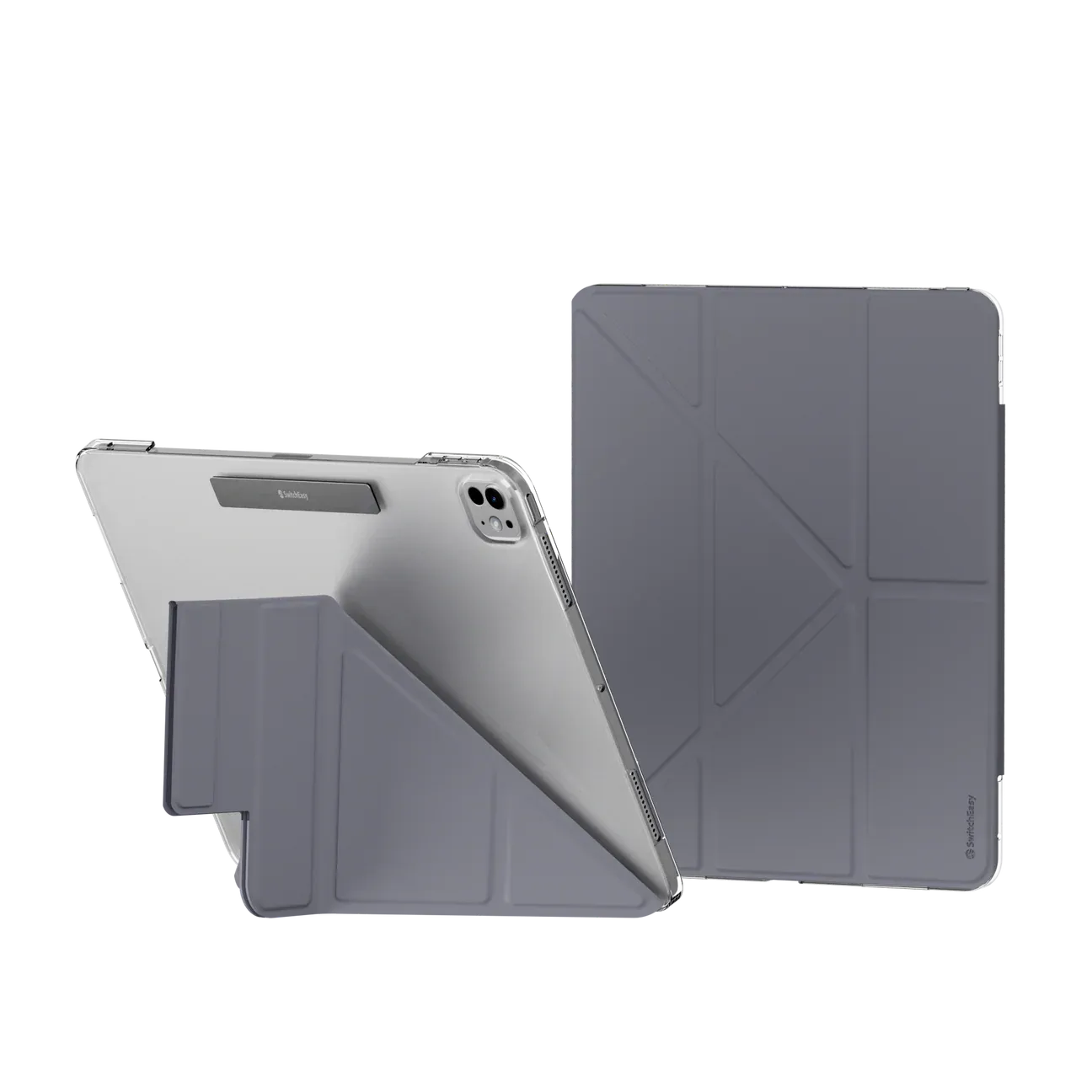 SwitchEasy iPad mini 7/6 Origami Nude Folio Case, Alaskan Blue