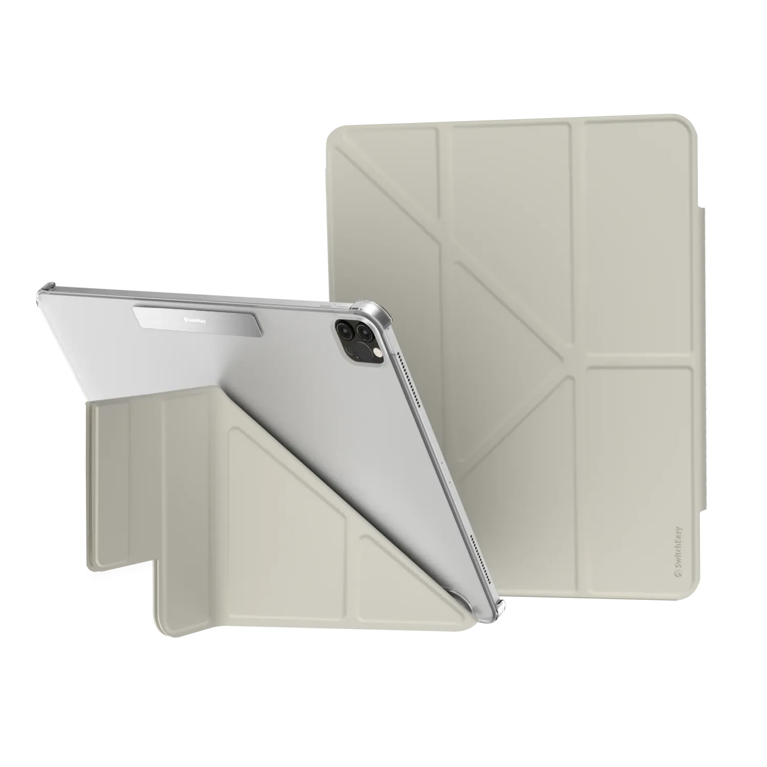 SwitchEasy iPad mini 7/6 Origami Nude Folio Case, Starlight
