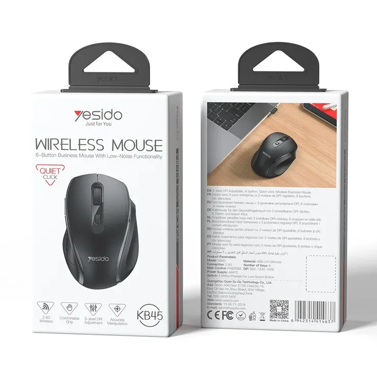 Yesido KB45 Wireless Mouse with Low-Noise Functionality