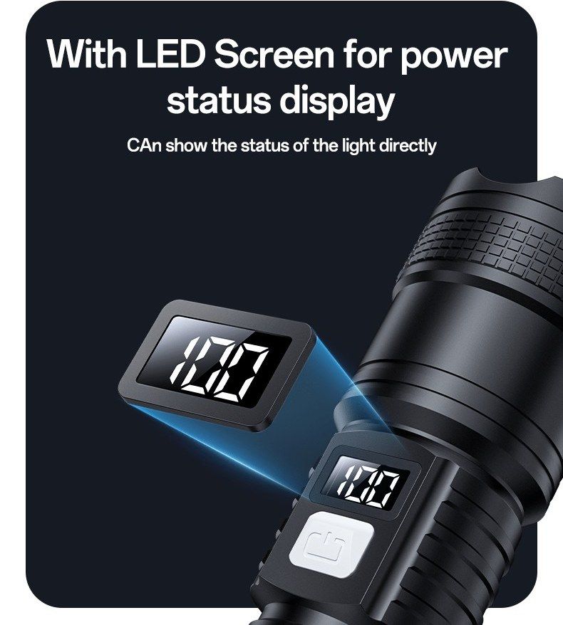Yesido TC11 LED Flashlight 1.9m 1200mAh