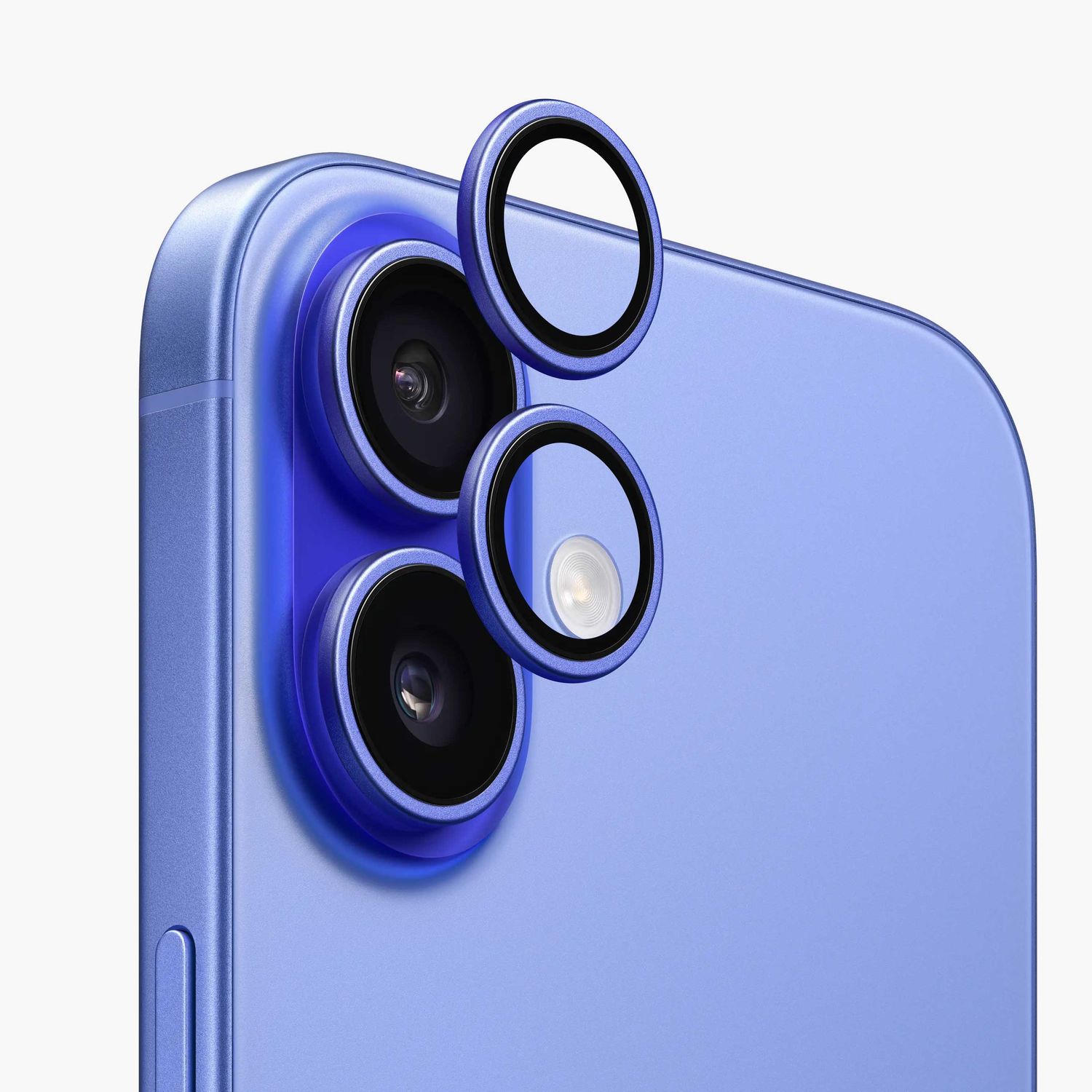 Anank iPhone 16/Plus Lens Protector, BLUE