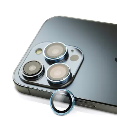 Anank iPhone 14 Pro/14 Pro Max AR Circle lens Guard Lens Protector, Sierra Blue