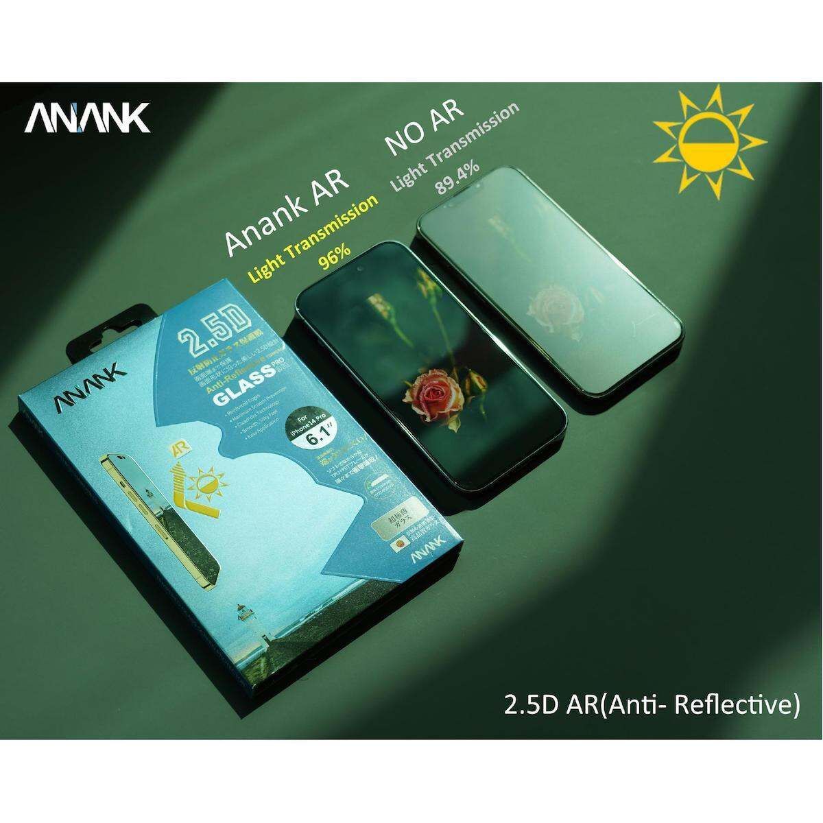 Anank iPhone 14 Pro 2.5D Full Glass, Anti-Reflective