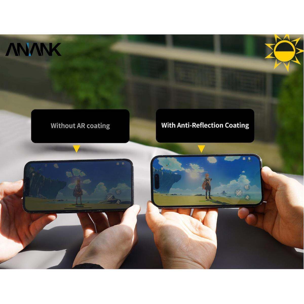 Anank iPhone 13 Pro Max/14 Plus 2.5D, Anti-Reflection